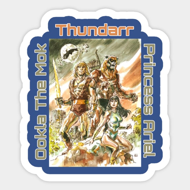 Thundarr the Barbarian Sticker by zoesteve